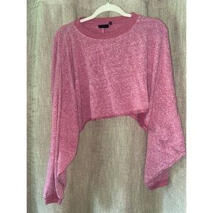 Urban Outfitters Cozy Long Sleeve Crop Top